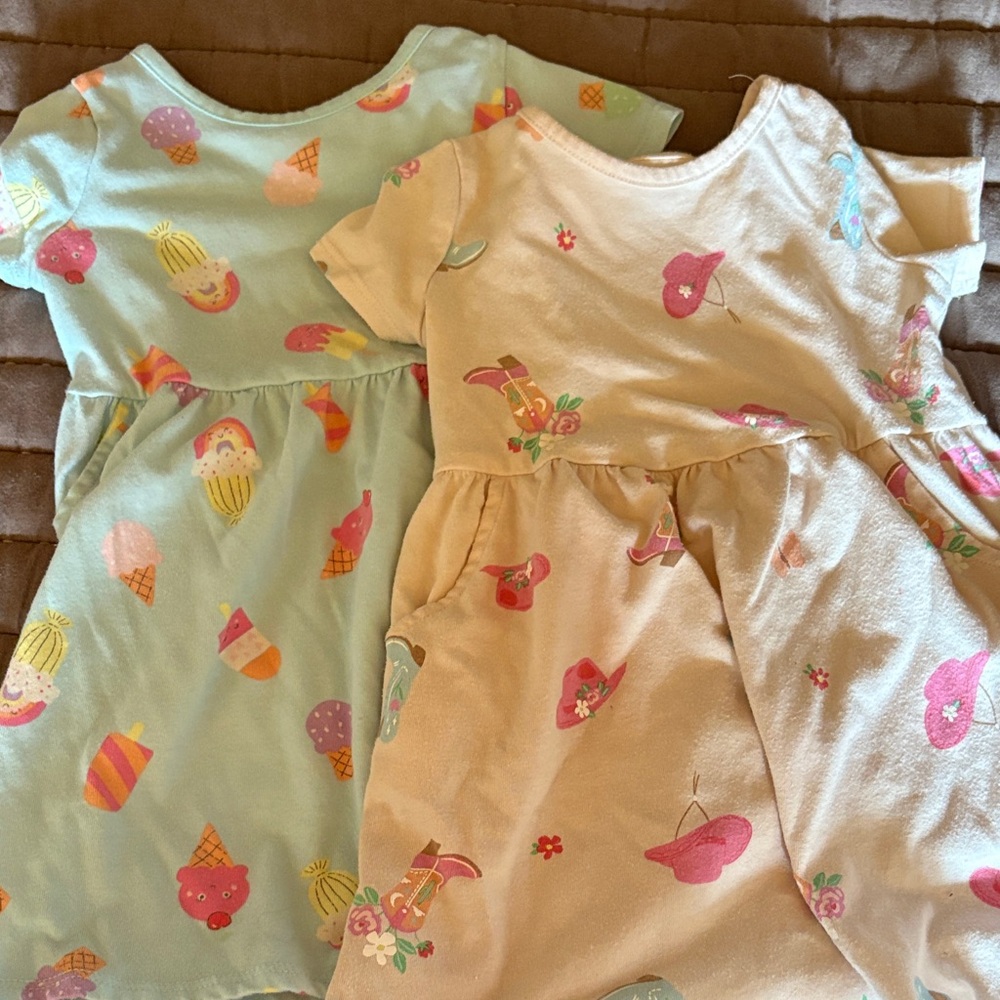 Garanimals Kids Dresses in Mint Green and Cream